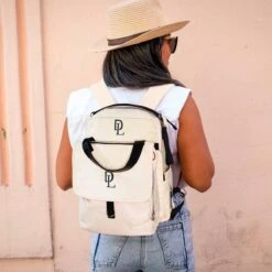 Deryan Luiertas Rugzak Met Verschoonmatje - Inclusief Flessenwarmhouder - Kinderwagenhaken En Isoleervak - Cream -Babyproducten Promotie Winkel 1200x1200 2233