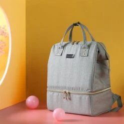 Rose & Ollie Kolftas Rugtas Grijs - Koeltas Moedermelk -Babyproducten Promotie Winkel 1200x1200 2244