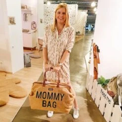 Childhome Mommy Bag Groot - Teddy - Beige 6 Childhome Mommy Bag Groot - Teddy - Beige -Babyproducten Promotie Winkel 1200x1200 2250