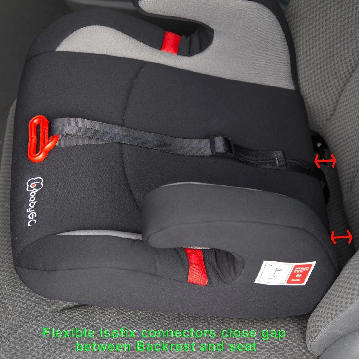 Booster - Zitverhoger met isofix BabyGO Bursa II Zwart (15-36kg) Booster - Zitverhoger Met Isofix BabyGO Bursa II Zwart (15-36kg) -Babyproducten Promotie Winkel 1200x1200 2282