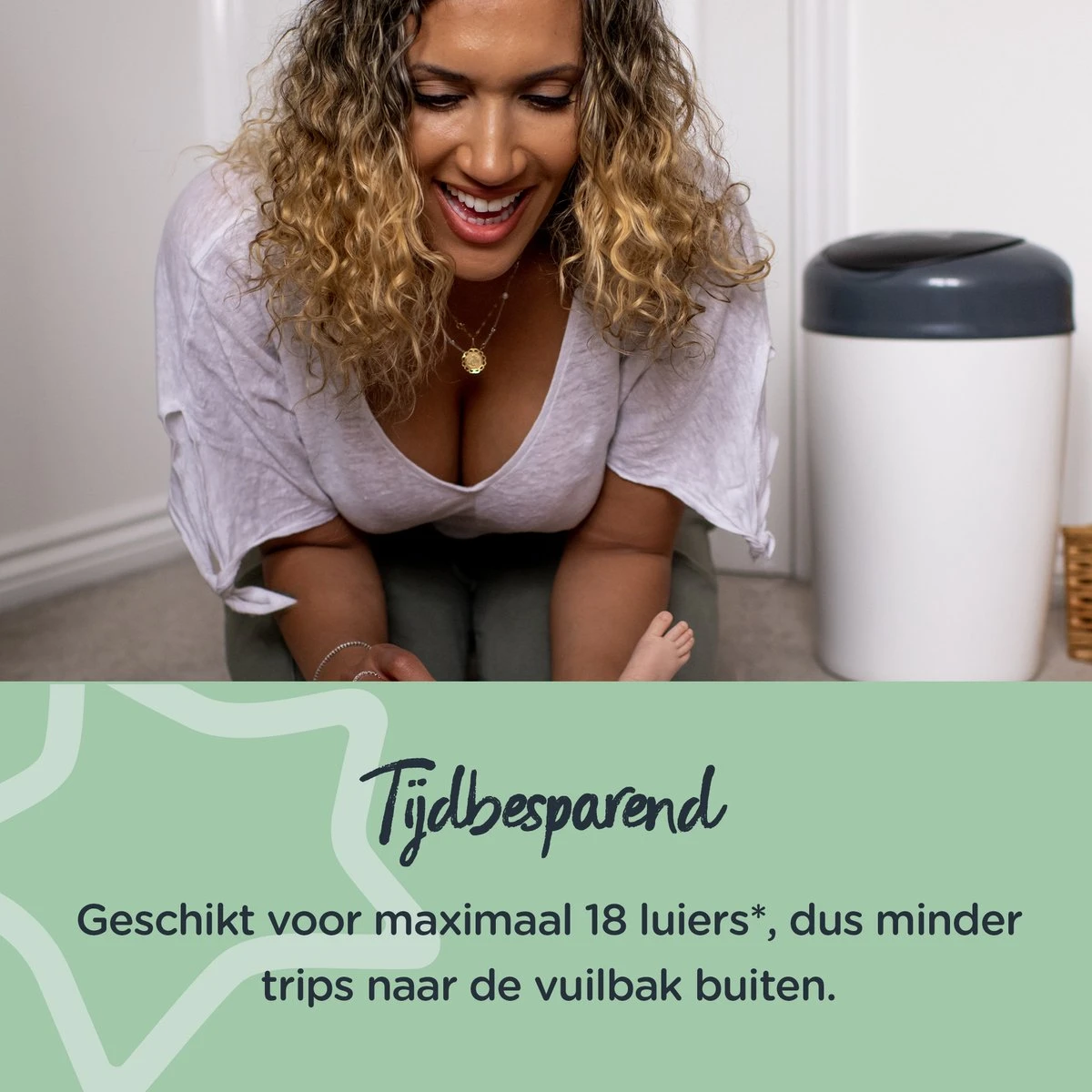 Tommee Tippee Simplee Sangenic luieremmer, milieuvriendelijker systeem, inclusief 6 navulcassettes met duurzaam geproduceerde antibacteriële GREENFILM, grijs Tommee Tippee Simplee Sangenic Luieremmer, Milieuvriendelijker Systeem, Inclusief 6 Navulcassettes Met Duurzaam Geproduceerde Antibacteriële GREENFILM, Grijs -Babyproducten Promotie Winkel 1200x1200 23