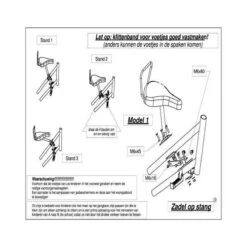 Velo Fietszadel Op Stang - Model 1 - Kinderzitje - Damesfiets -Babyproducten Promotie Winkel 1200x1200 2447