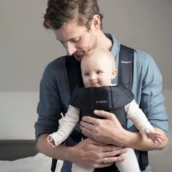 BabyBjörn Draagzak Mini - Cotton - Zwart -Babyproducten Promotie Winkel 1200x1200 2521