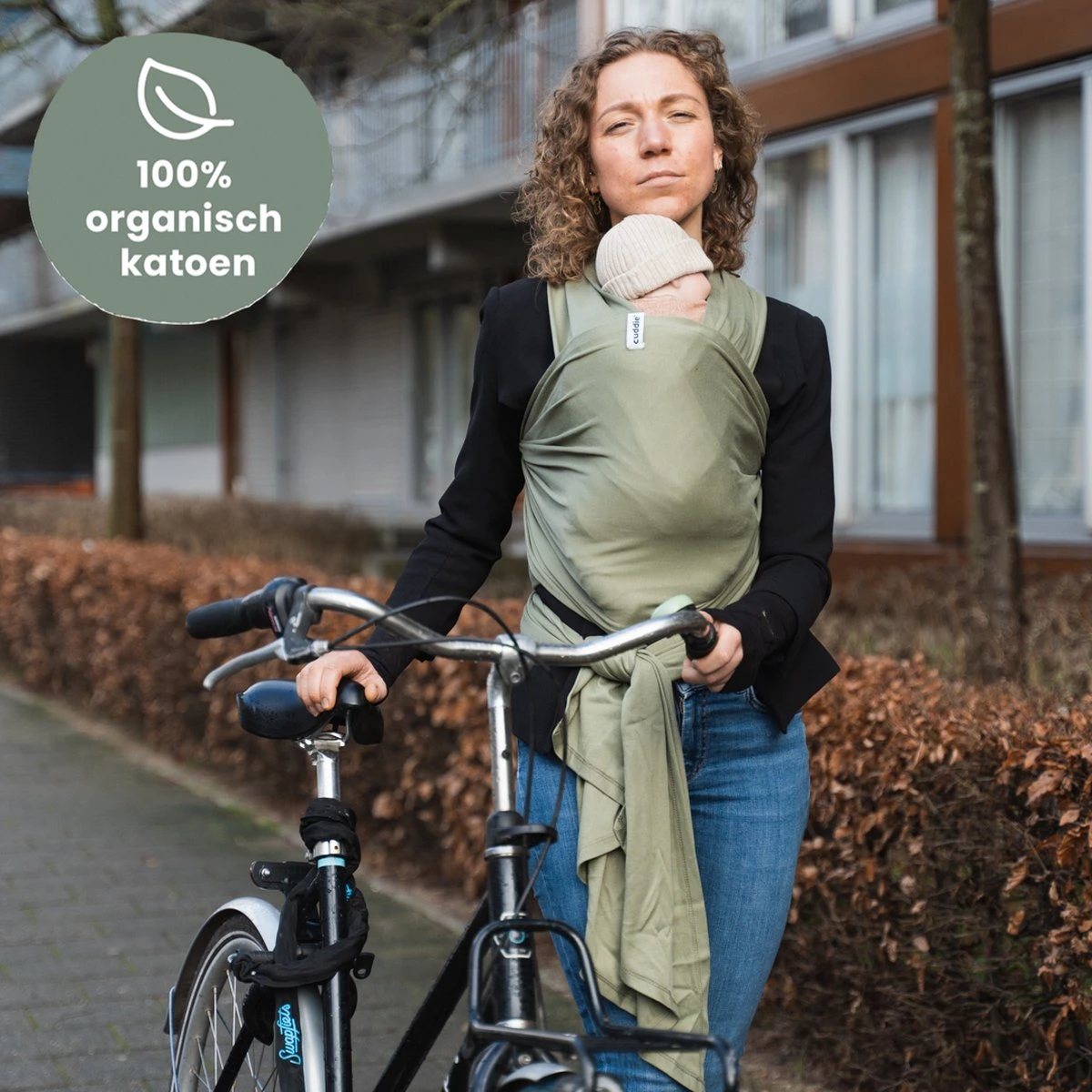 Cuddie Baby Draagdoek - Premium Organic Baby Draagdoek gemaakt van Bio Katoen - Newborns tot 15 kg - Baby Cadeau - Met Wenskaart - Olive Cuddie Baby Draagdoek - Premium Organic Baby Draagdoek Gemaakt Van Bio Katoen - Newborns Tot 15 Kg - Baby Cadeau - Met Wenskaart - Olive -Babyproducten Promotie Winkel 1200x1200 2546