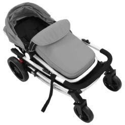VidaXL Kinderwagen 2-in-1 Aluminium Grijs En Zwart 9 VidaXL Kinderwagen 2-in-1 Aluminium Grijs En Zwart -Babyproducten Promotie Winkel 1200x1200 2641