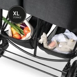 Hauck Uptown Duo Melange Broertje/zusje Kinderwagen Black -Babyproducten Promotie Winkel 1200x1200 2643