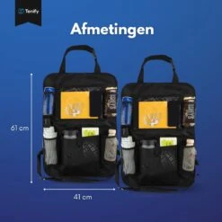 Tenify Premium Luxe & Stevige Auto Organizer Met Tablet Houder - Set Van 2 - Extra Opbergruimte - Beschermer - Autostoel - Accessories -Babyproducten Promotie Winkel 1200x1200 2706