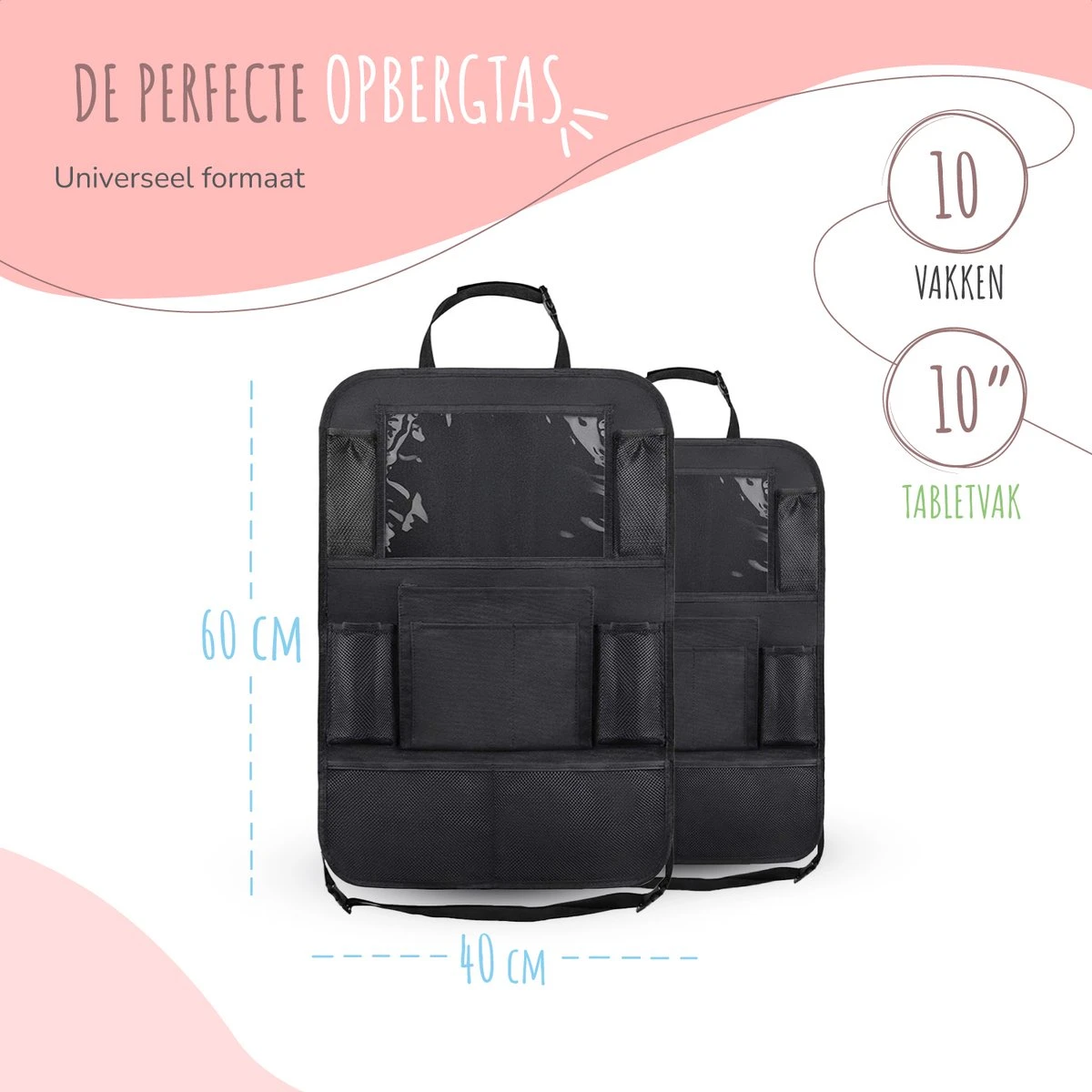 Home for us Autostoel Organizer met Tablet Houder - Set van 2 - Beschermhoes voor Kinderen - Beschermer Achterkant - Universeel Home For Us Autostoel Organizer Met Tablet Houder - Set Van 2 - Beschermhoes Voor Kinderen - Beschermer Achterkant - Universeel -Babyproducten Promotie Winkel 1200x1200 2725