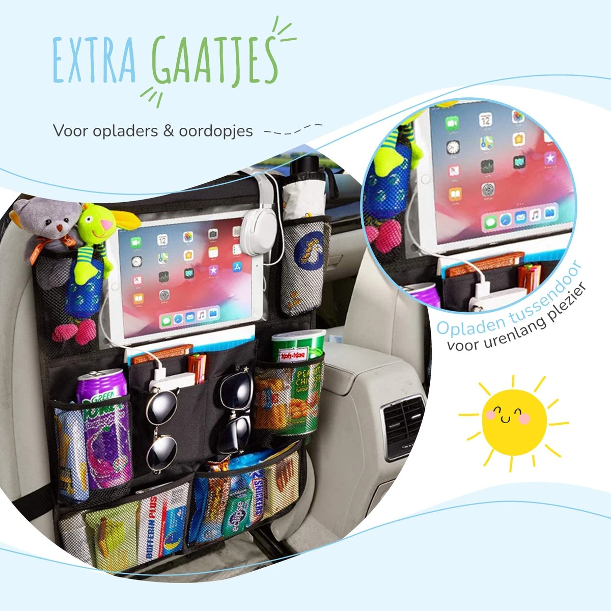 Home for us Autostoel Organizer met Tablet Houder - Set van 2 - Beschermhoes voor Kinderen - Beschermer Achterkant - Universeel Home For Us Autostoel Organizer Met Tablet Houder - Set Van 2 - Beschermhoes Voor Kinderen - Beschermer Achterkant - Universeel -Babyproducten Promotie Winkel 1200x1200 2728