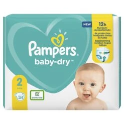 Pampers® Pampers Baby-Dry - Maat 2 (4-8kg) - 34 Luiers -Babyproducten Promotie Winkel 1200x1200 276