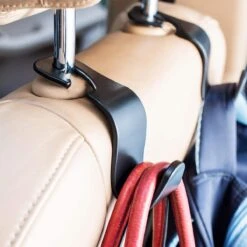 Merkloos Auto Kapstok - Opberghaak - Tashouder - Zwart - 4 Stuks -Babyproducten Promotie Winkel 1200x1200 2788