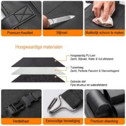 Luxe Auto Organizer Met Tablet Houder Autostoel Organiser Ipadhouder Voor Kinderen – Zwart -Babyproducten Promotie Winkel 1200x1200 2813