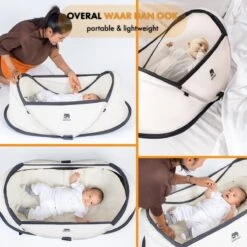 Deryan Infant BabyBox Campingbedje - Baby Klamboe - Cream -Babyproducten Promotie Winkel 1200x1200 2834