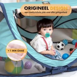 Deryan Peuter Luxe Campingbedje – Inclusief Zelfopblaasbare Matras - Ocean -Babyproducten Promotie Winkel 1200x1200 2870