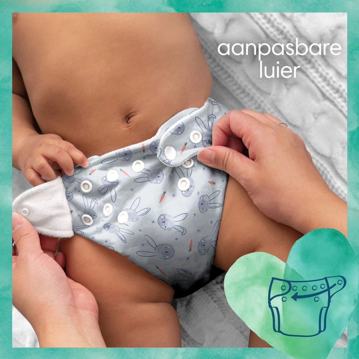 Pampers - Harmonie Hybrid - Wasbare Luier - Probeerverpakking Pampers® Pampers - Harmonie Hybrid - Wasbare Luier - Probeerverpakking -Babyproducten Promotie Winkel 1200x1200 3