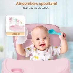 Twinky® Kinderstoel – 2-in-1 Kinderwagen Set – Roze – Inklapbare Eetstoel & Baby Wagentje En Babystoel Voor Aan Tafel – Kinderzetel, Peuterstoeltje En Meegroeistoel In 1 4 Twinky® Kinderstoel – 2-in-1 Kinderwagen Set – Roze – Inklapbare Eetstoel & Baby Wagentje En Babystoel Voor Aan Tafel – Kinderzetel, Peuterstoeltje En Meegroeistoel In 1 -Babyproducten Promotie Winkel 1200x1200 3054