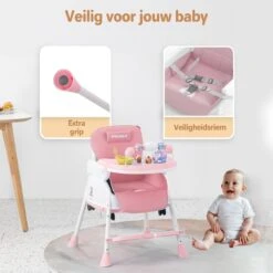 Twinky® Kinderstoel – 2-in-1 Kinderwagen Set – Roze – Inklapbare Eetstoel & Baby Wagentje En Babystoel Voor Aan Tafel – Kinderzetel, Peuterstoeltje En Meegroeistoel In 1 6 Twinky® Kinderstoel – 2-in-1 Kinderwagen Set – Roze – Inklapbare Eetstoel & Baby Wagentje En Babystoel Voor Aan Tafel – Kinderzetel, Peuterstoeltje En Meegroeistoel In 1 -Babyproducten Promotie Winkel 1200x1200 3056