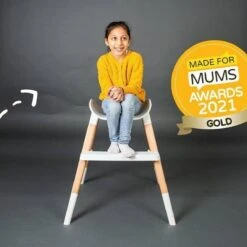 Kekk Diner Kinderstoel - Grijs -Babyproducten Promotie Winkel 1200x1200 3061