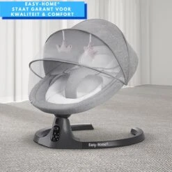 Merkloos Easy-Home® - Elektrische Wipstoel - Babyschommel - Baby Swing - Incl Tafel - Bluetooth - White Noise - 20kg -Babyproducten Promotie Winkel 1200x1200 3088
