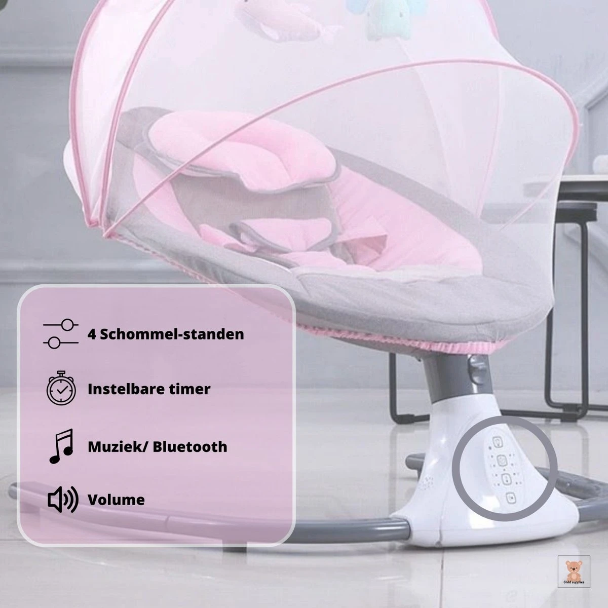 Baby wieg | Elektrische baby wieg | Elektrische wipstoel | Schommelstoel baby | Bluetooth | Afstandsbediening - Blauw Baby Wieg | Elektrische Baby Wieg | Elektrische Wipstoel | Schommelstoel Baby | Bluetooth | Afstandsbediening - Blauw -Babyproducten Promotie Winkel 1200x1200 3126