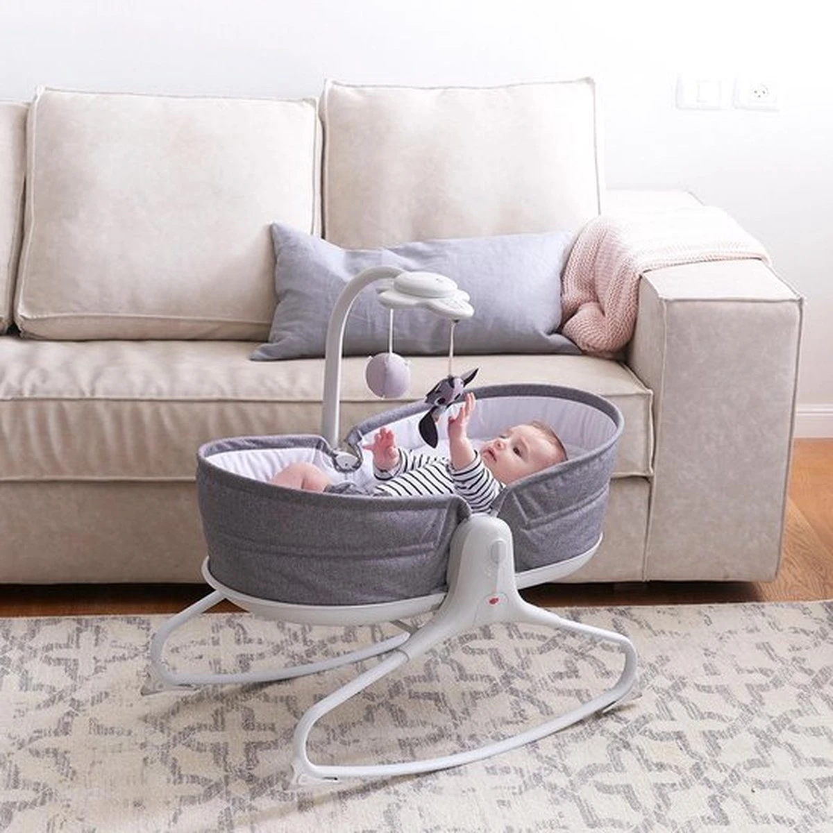 Tiny Love Rocker Napper 3-in-1 wipstoel - Grijs Tiny Love Rocker Napper 3-in-1 Wipstoel - Grijs -Babyproducten Promotie Winkel 1200x1200 3134