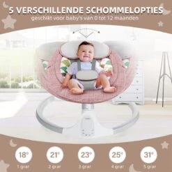 Merkloos Elektrisch Wipstoel - Baby Schommelstoel - Elektrische Babyschommel - Babyswing - Wipstoeltjes Voor Baby Met Muggennet - Roze 4 Merkloos Elektrisch Wipstoel - Baby Schommelstoel - Elektrische Babyschommel - Babyswing - Wipstoeltjes Voor Baby Met Muggennet - Roze -Babyproducten Promotie Winkel 1200x1200 3164