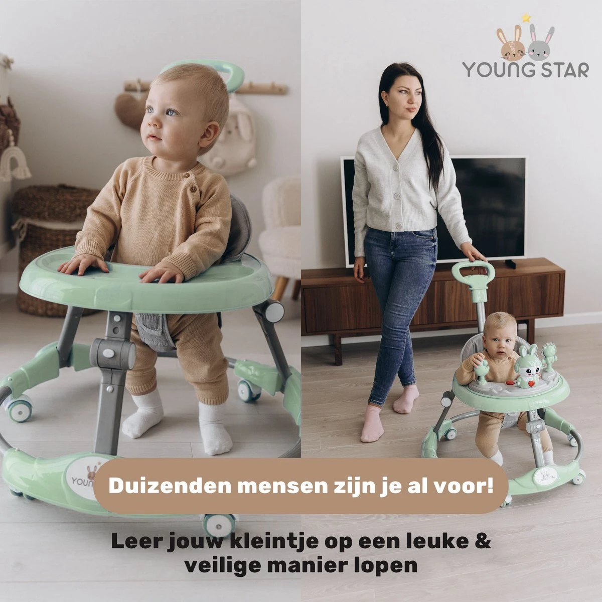 Young Star® Loopstoel - Baby Loopwagen – Loopstoeltje Baby - Looptrainer - Leren Lopen - Inclusief Voetenmat en Steel - Babywalker Young Star® Loopstoel - Baby Loopwagen – Loopstoeltje Baby - Looptrainer - Leren Lopen - Inclusief Voetenmat En Steel - Babywalker -Babyproducten Promotie Winkel 1200x1200 3179