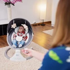 4Baby Rock 'n Relax Grijs - Babyschommel - Elektronische BabySwing - 5 Snelheden - Inclusief Accessoires 17 4Baby Rock 'n Relax Grijs - Babyschommel - Elektronische BabySwing - 5 Snelheden - Inclusief Accessoires -Babyproducten Promotie Winkel 1200x1200 3227