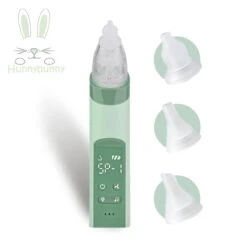 Hunnybunny® Elektrische Neusreiniger Voor Baby’s Met Muziek En Licht – Neuspeer - Aspirator - Neuszuiger - USB-compatibel