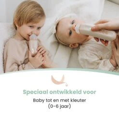 Babily® - Elektrische Neusreiniger Voor Baby's - 0 T/m 6 Jaar - Neuszuiger - Neuspeer - Snoetenpoetser - Toetenveger - Aspirator - Incl. 5 Zuigkrachtstanden En 3 Kalmerende Melodieën -Babyproducten Promotie Winkel 1200x1200 473