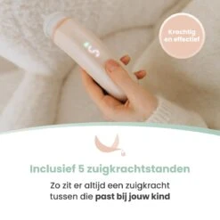 Babily® - Elektrische Neusreiniger Voor Baby's - 0 T/m 6 Jaar - Neuszuiger - Neuspeer - Snoetenpoetser - Toetenveger - Aspirator - Incl. 5 Zuigkrachtstanden En 3 Kalmerende Melodieën -Babyproducten Promotie Winkel 1200x1200 476
