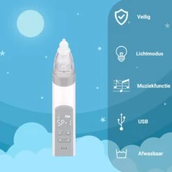 Merkloos Neusreininger Baby – Elektrische Neuszuiger – Neus Aspirator Met USB – Neuspeer & Blackhead Remover – Snotverwijderaar – Snoetenpoetser Peuter -Babyproducten Promotie Winkel 1200x1200 481