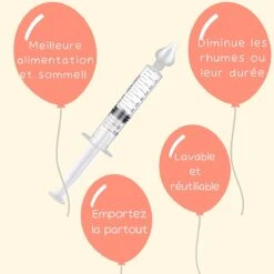 Kit 2 Neusspuit, Babyneusreiniger, Neusreiniger - Neuszuiger - Sucker Snot - Babyneuspomp - Snot Suckers Baby's -Babyproducten Promotie Winkel 1200x1200 503