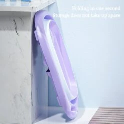 Baby Badje Opvouwbaar - 3 In 1 Opvouwbaar - Opbergmand - Inclusief Badkussen - Babybadje - Peuterbadje 83 × 48 × 23,5 Cm - Purper -Babyproducten Promotie Winkel 1200x1200 530