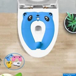 Merkloos Wc Verkleiner Opvouwbaar - Licht En Compact Reis-Formaat WC Bril - Toilet Trainer Voor Peuters Onderweg - Panda Blauw -Babyproducten Promotie Winkel 1200x1200 664