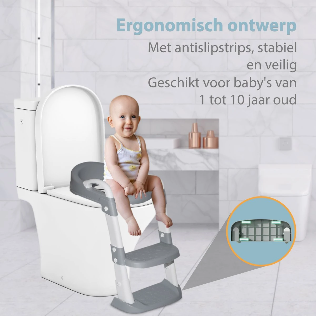 Levlo Goods WC Verkleiner – WC verkleiner met Trapje – Toilettrainer – Verstelbaar – Incl. Handvaten - Grijs Merkloos Levlo Goods WC Verkleiner – WC Verkleiner Met Trapje – Toilettrainer – Verstelbaar – Incl. Handvaten - Grijs -Babyproducten Promotie Winkel 1200x1200 679