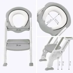 LifeGoods WC Verkleiner Met Trapje - Trainer Met Opstapje - 2 Tot 7 Jaar - Grijs/Wit 8 LifeGoods WC Verkleiner Met Trapje - Trainer Met Opstapje - 2 Tot 7 Jaar - Grijs/Wit -Babyproducten Promotie Winkel 1200x1200 700