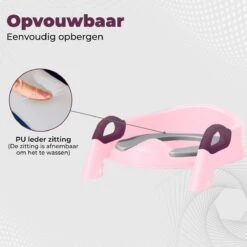 WC Verkleiner Met Trapje - Inclusief Handvaten - Opvouwbaar - 2 Tot 7 Jaar - Roze - Paars -Babyproducten Promotie Winkel 1200x1200 723