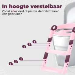 WC Verkleiner Met Trapje - Inclusief Handvaten - Opvouwbaar - 2 Tot 7 Jaar - Roze - Paars -Babyproducten Promotie Winkel 1200x1200 726