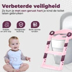 WC Verkleiner Met Trapje - Inclusief Handvaten - Opvouwbaar - 2 Tot 7 Jaar - Roze - Paars -Babyproducten Promotie Winkel 1200x1200 728