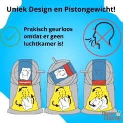 Luieremmer Large Zilver - Groot - Zonder Navulling - Geschikt Voor Pampers En Huggies - Stoma -Babyproducten Promotie Winkel 1200x1200 745