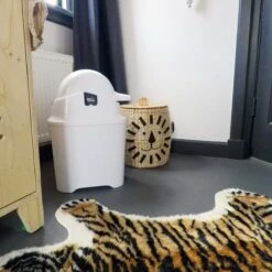 DiaperChamp One - Luieremmer - Verzorging - Luieremmers - White Black -Babyproducten Promotie Winkel 1200x1200 760