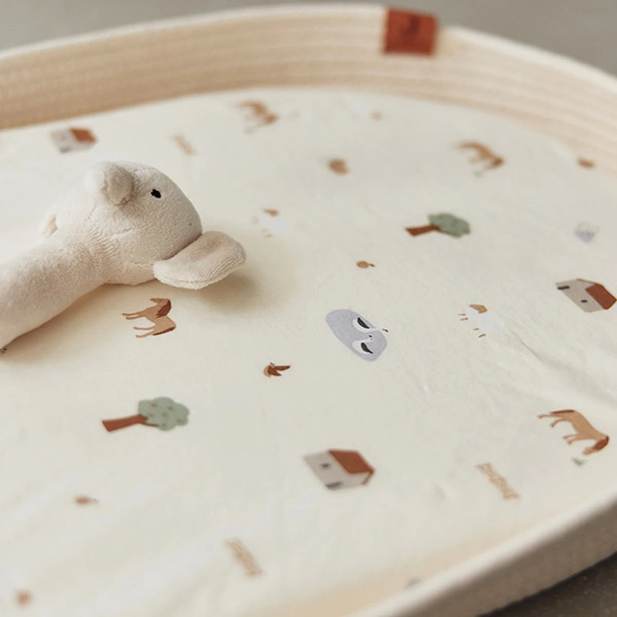 Jollein Baby Hoeslaken Jersey 60x120cm - Farm Jollein Baby Hoeslaken Jersey 60x120cm - Farm -Babyproducten Promotie Winkel 1200x1200 937