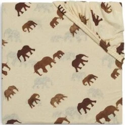 Jollein Baby Hoeslaken Ledikant Jersey 60x120cm - Savannah