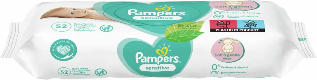 Pampers - Billendoekjes Sensitive Navulpak - 624 doekjes Pampers® Pampers - Billendoekjes Sensitive Navulpak - 624 Doekjes -Babyproducten Promotie Winkel