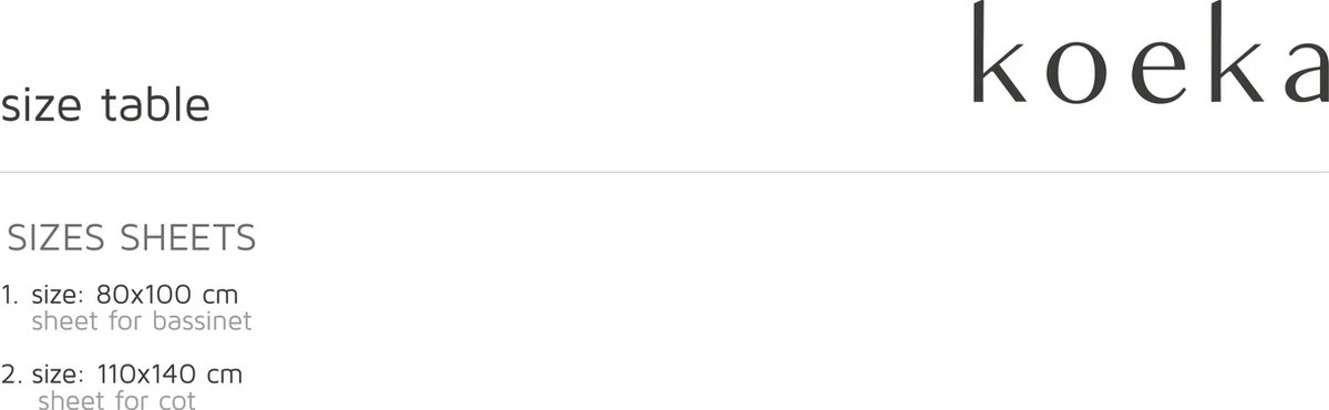 Koeka Wieglaken Napa - katoen - wit Koeka Wieglaken Napa - Katoen - Wit -Babyproducten Promotie Winkel