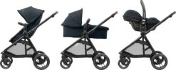 Maxi-Cosi Zelia³ Kinderwagen - Essential Graphite (zwart Frame + Bruin Leer) 2 Maxi-Cosi Zelia³ Kinderwagen - Essential Graphite (zwart Frame + Bruin Leer) -Babyproducten Promotie Winkel 1200x483 8