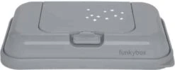 Funkybox - Billendoekjes Doosje - To Go - Grey - Little Stars 12 Funkybox - Billendoekjes Doosje - To Go - Grey - Little Stars -Babyproducten Promotie Winkel 1200x484