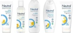 Neutral Baby Pakket 5-delig - Parfumvrij - Wasgel / Shampoo / Zinkzalf / Bodycreme / Olie
