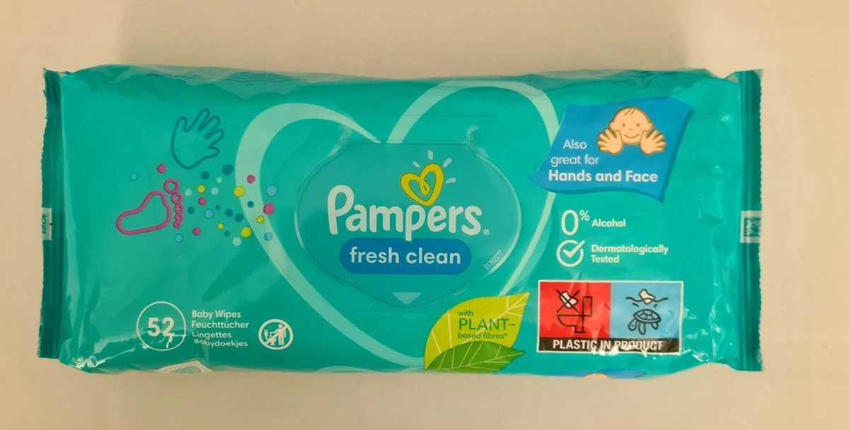 Pampers - Baby Dry - Maat 3 - Mega Pack - 84 luiers + inbegrepen pampers doekje fresh clean 52 Pampers® Pampers - Baby Dry - Maat 3 - Mega Pack - 84 Luiers + Inbegrepen Pampers Doekje Fresh Clean 52 -Babyproducten Promotie Winkel